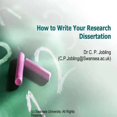How to-write-your-researchdissertation-090304083030-phpapp02