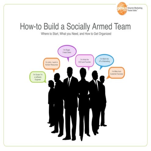 How To Build A Socially Armed Team E Book