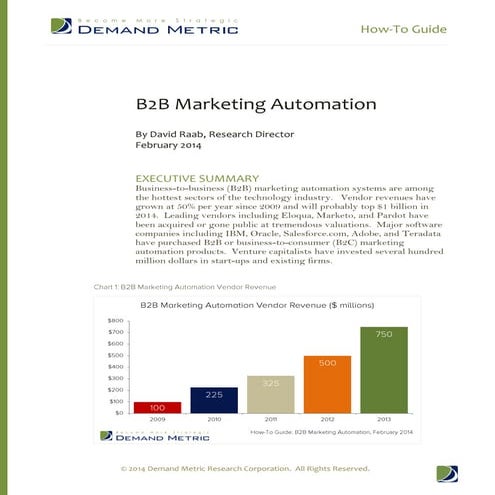 B2B Marketing Automation How-To Guide