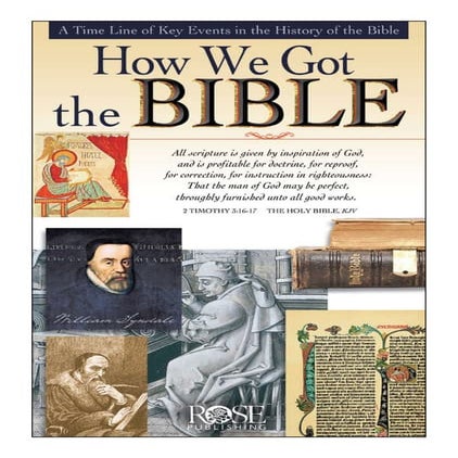 How We got the Bible.