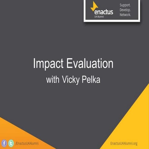 Vicky Pelka's Training Session On Impact Evaluation