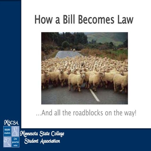 How a bill really becomes law 