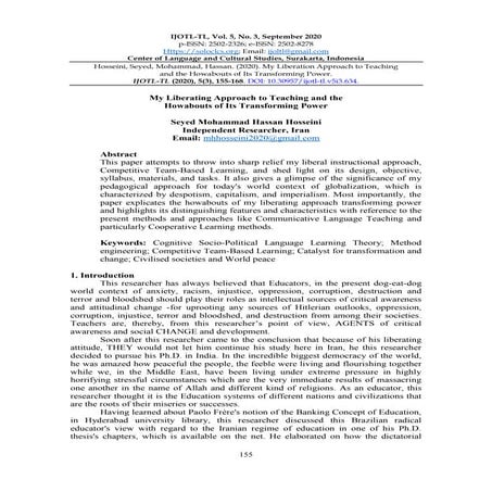 Howabouts of Transforming Power of Competitive Team Based Learning 