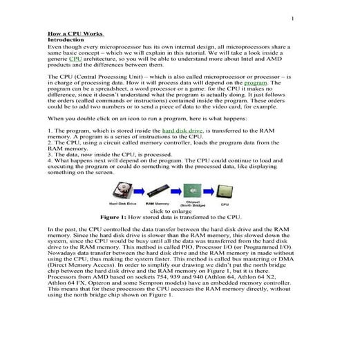 How a cpu works1