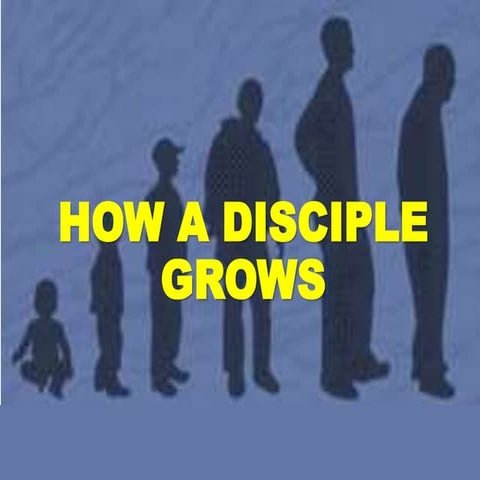 How a disciple grows, part 2