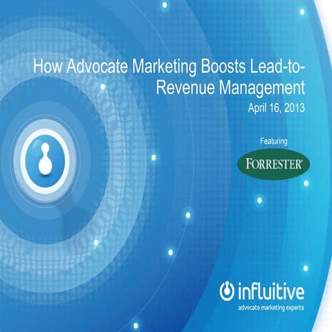 How advocate marketing boosts lead to-revenue management