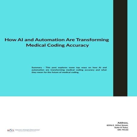 How AI and Automation Are Transforming Medical Coding Accuracy