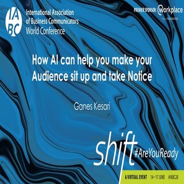 How AI Can Help You Make Your Audience Sit Up and Take Notice