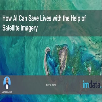 How AI can Save Lives with the Help of Satellite Imagery