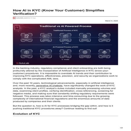 How AI in KYC Know Your Customer Simplifies Verification.pdf