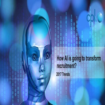 How AI is going to transform recruitment?