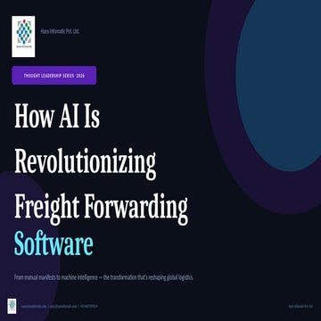 iCAFFE: Cloud-Based Freight Forwarding & Customs Clearance Software ...