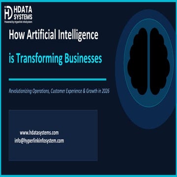 Artificial Intelligence Transforming Modern Businesses | PDF