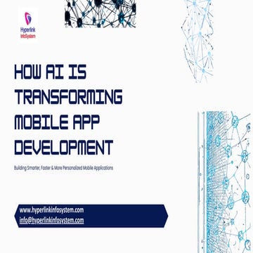 AI/ML Trends in Mobile App Development 2025 | PDF