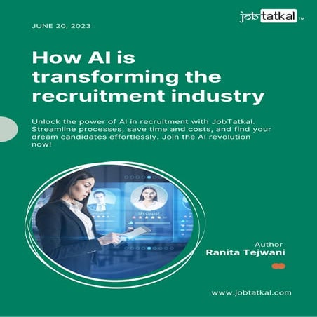 How AI is transforming the recruitment industry