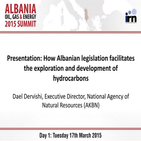 How Albanian legislation facilitates the exploration and development of hydro...