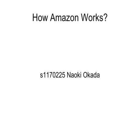 How amazonwork