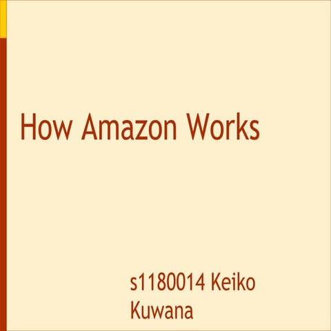 How amazon works