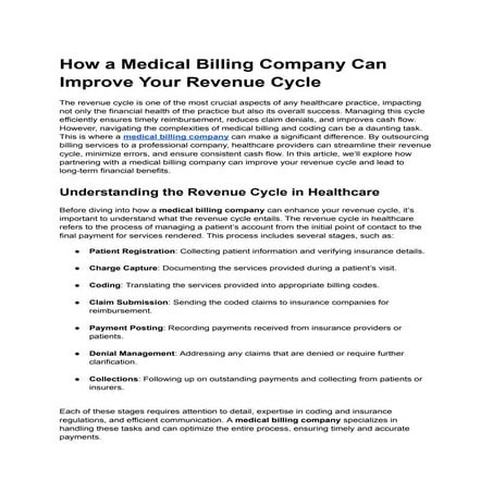 How a Medical Billing Company Can Improve Your Revenue Cycle.pdf