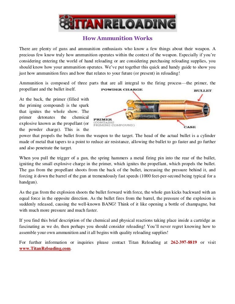 How Ammunition Works