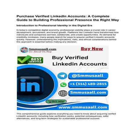 Safe and Ethical Strategies to Build Verified LinkedIn Accounts in 2026 ...