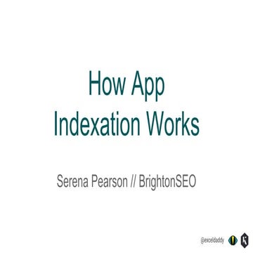 How App Indexation Works