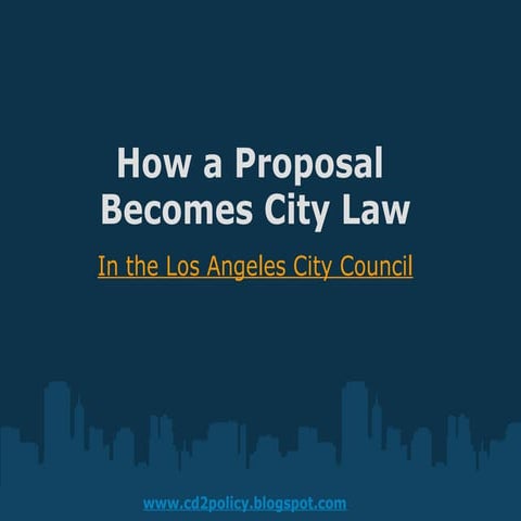 How a proposal_becomes_city_law