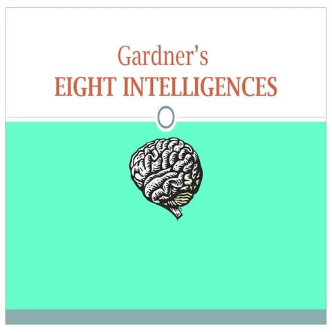 Howard Gardner- Multiple intelligence presentation