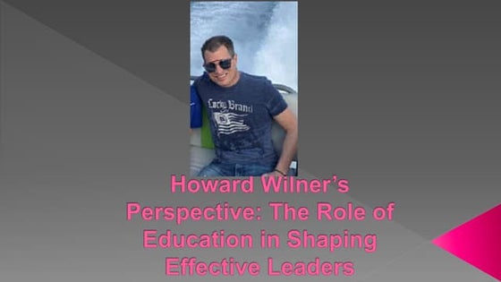 Howard Wilner of Sudbury MA Advocates That Conflict and Problem-Solving ...