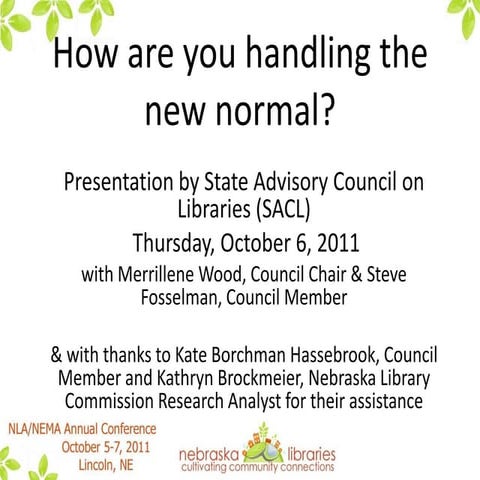 How are you handling the new normal?