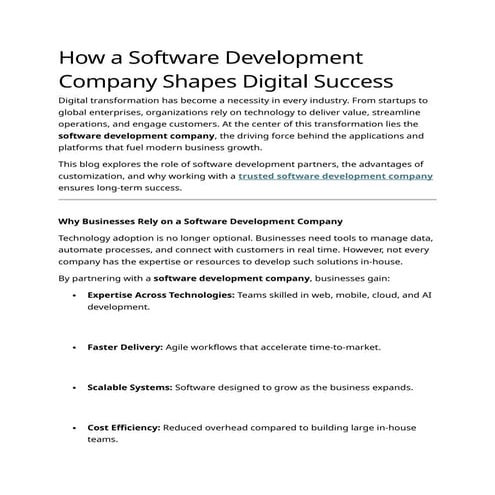 How a Software Development Company Shapes Digital Success.docx