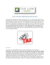 How a tax lawyer tampa helps you with tax crimes