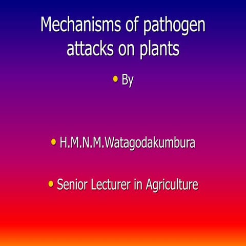 How attack pathogens