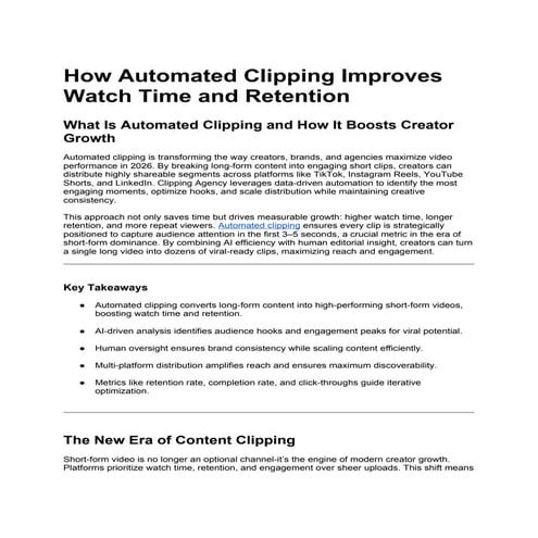 How Automated Clipping Improves Watch Time and Retention.docx