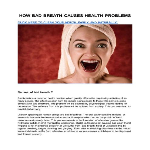 Halitosis | DOCX