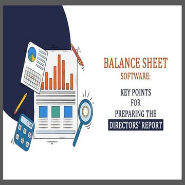 Key Points of Balance Sheet Software for Preparing Directors’ Reports | PDF