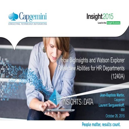 How Big Insights and Watson Explorer Raise New Abilities to HR Departments
