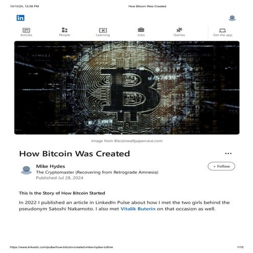 How Bitcoin (BTC) Was Created (LinkedIn).pdf