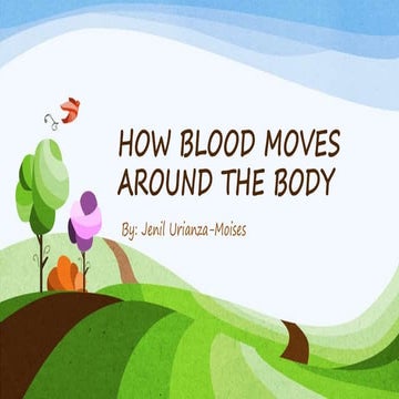How blood moves around the body (Lesson 3)