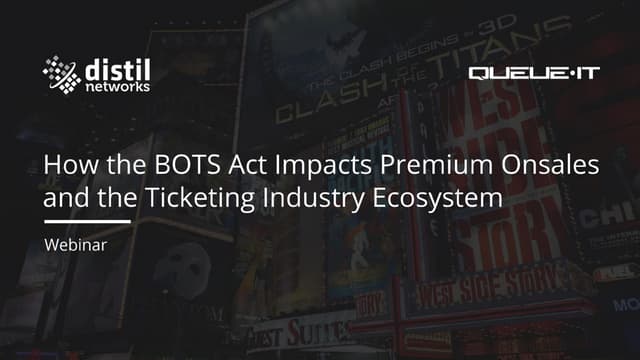 How bots impact major onsales [Webi...