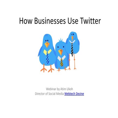 How Real Estate Businesses use Twitter