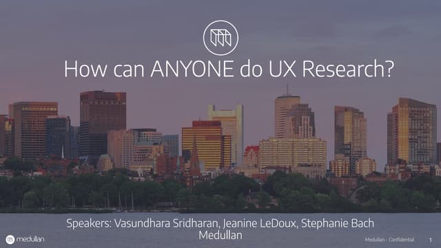 How can ANYONE do UX Research?