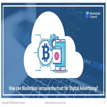 How can blockchain increase the trust for digital advertising 