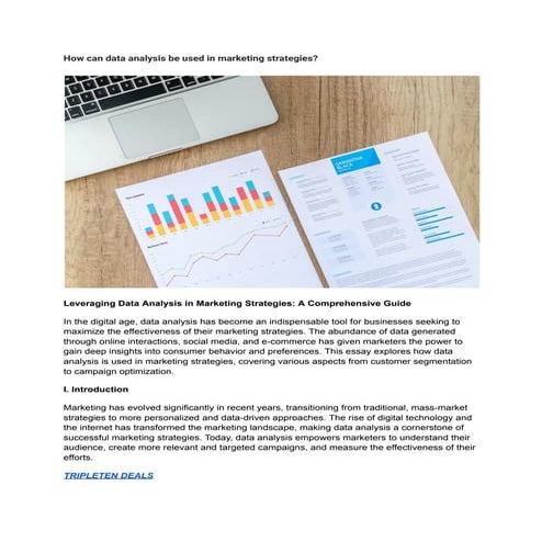 How can data analysis be used in marketing strategies.pdf