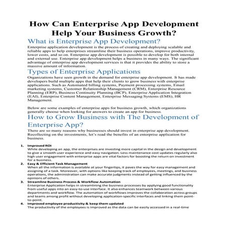 How Can Enterprise App Development Help Your Business Growth.pptx