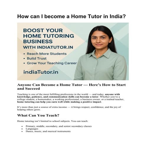 How can I become a Home Tutor in India.pdf