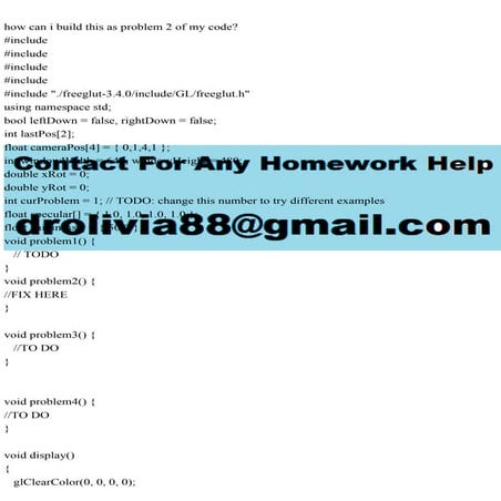 how can i build this as problem 2 of my code #include iostream.pdf