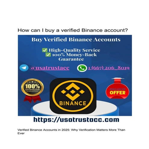 How can I buy a verified Binance account_.pdf