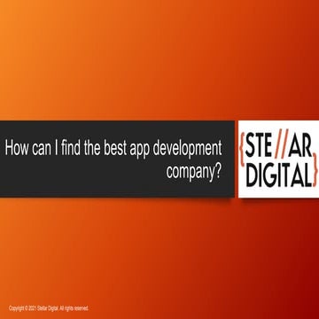 How can I find the best app development company.pptx