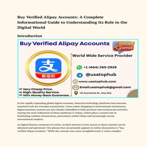 How to Officially Get a Verified Alipay Account.pdf